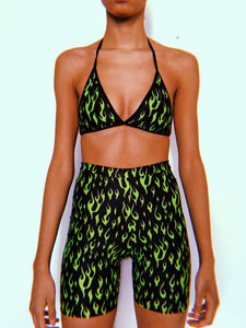 Neon Green OG Bralette Set