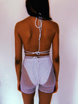 White Sparkle Short Set