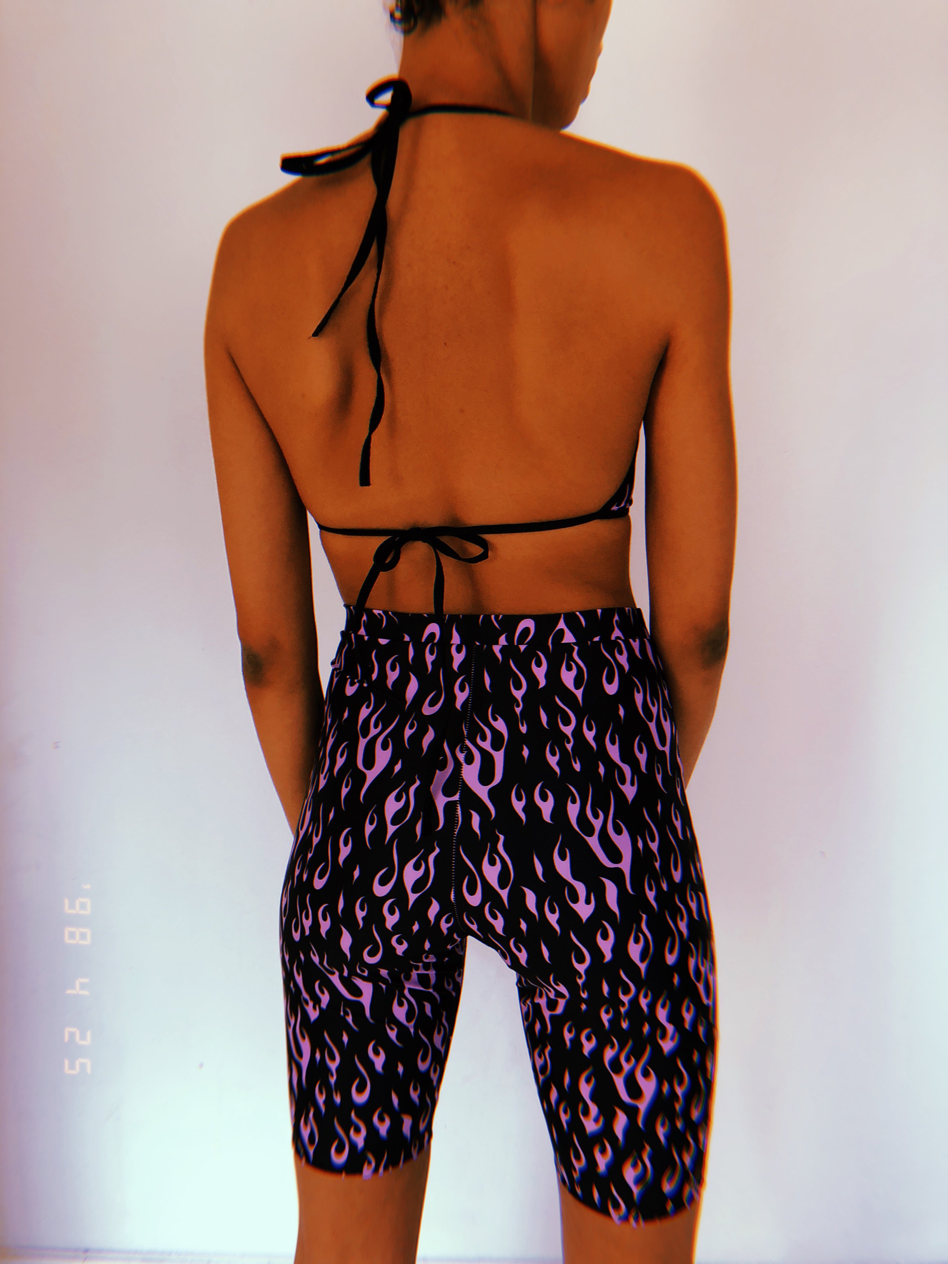 Lilac OG Bralette and Shorts Set