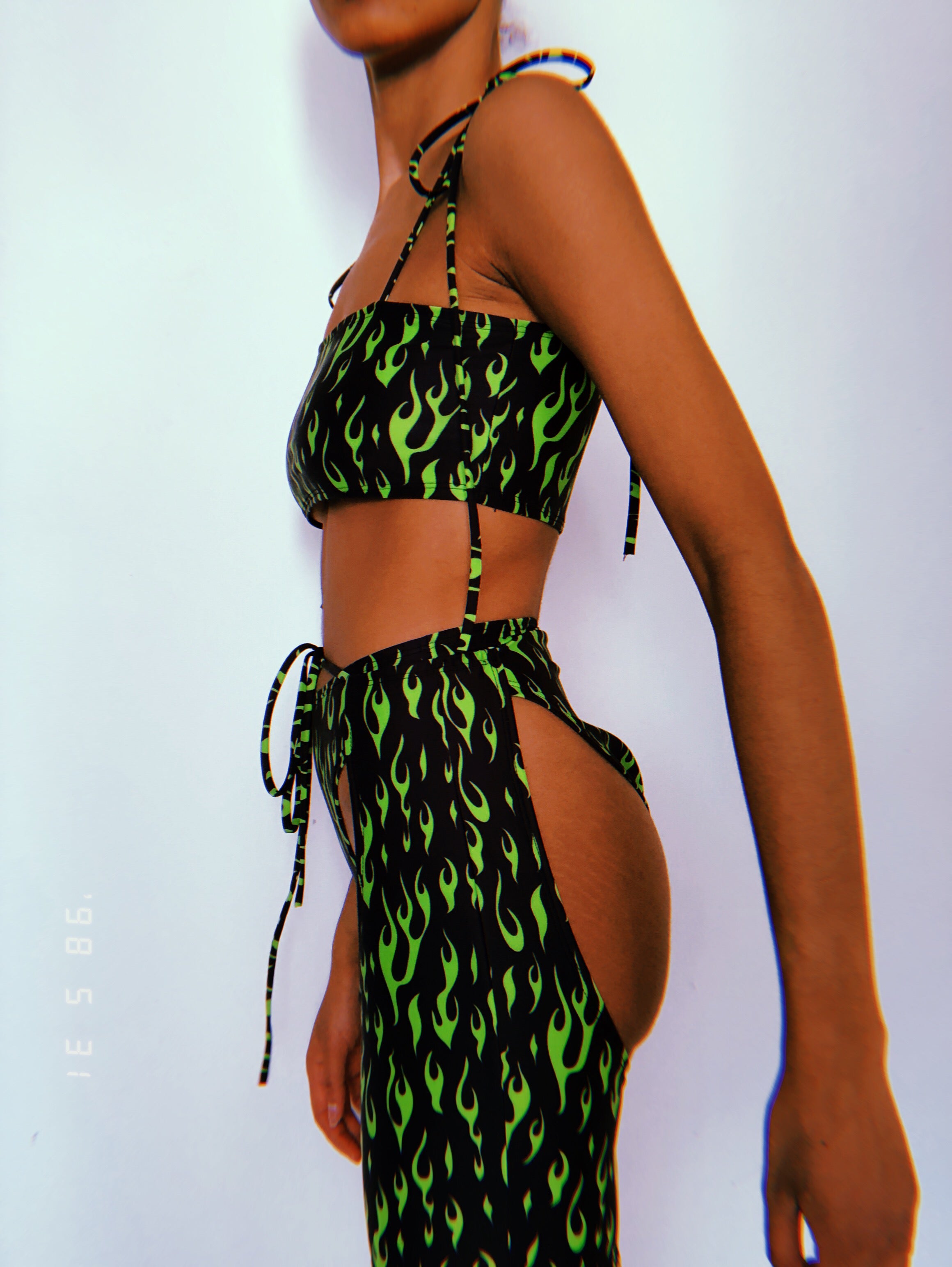 Neon Green OG Bandeau Set