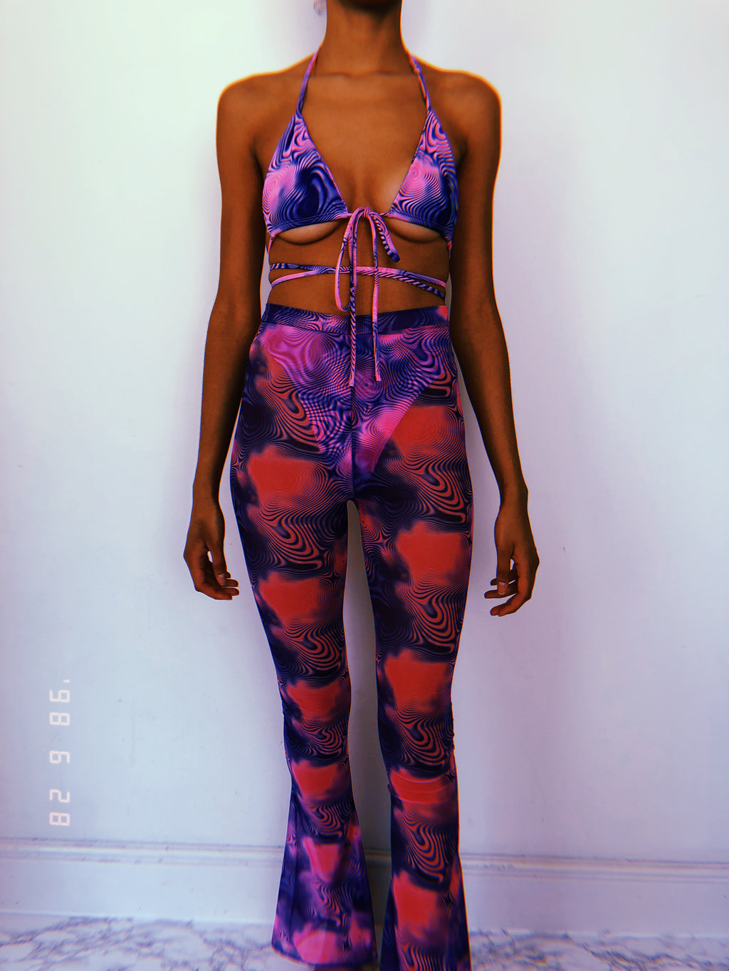 Swirl Mesh 3 Piece Flare Set