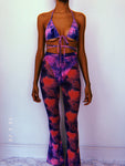 Swirl Mesh 3 Piece Flare Set
