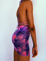 Swirl Mesh Skirt Set