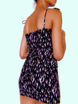Lilac OG Tie Up Dress