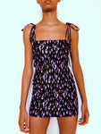 Lilac OG Tie Up Dress