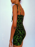 Neon OG Tie Up Dress