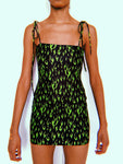 Neon OG Tie Up Dress