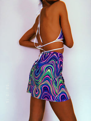 Kaleidoscope Wrap Skirt Set