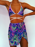Kaleidoscope Wrap Skirt Set