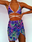 Kaleidoscope Wrap Skirt Set