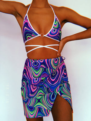 Kaleidoscope Wrap Skirt Set