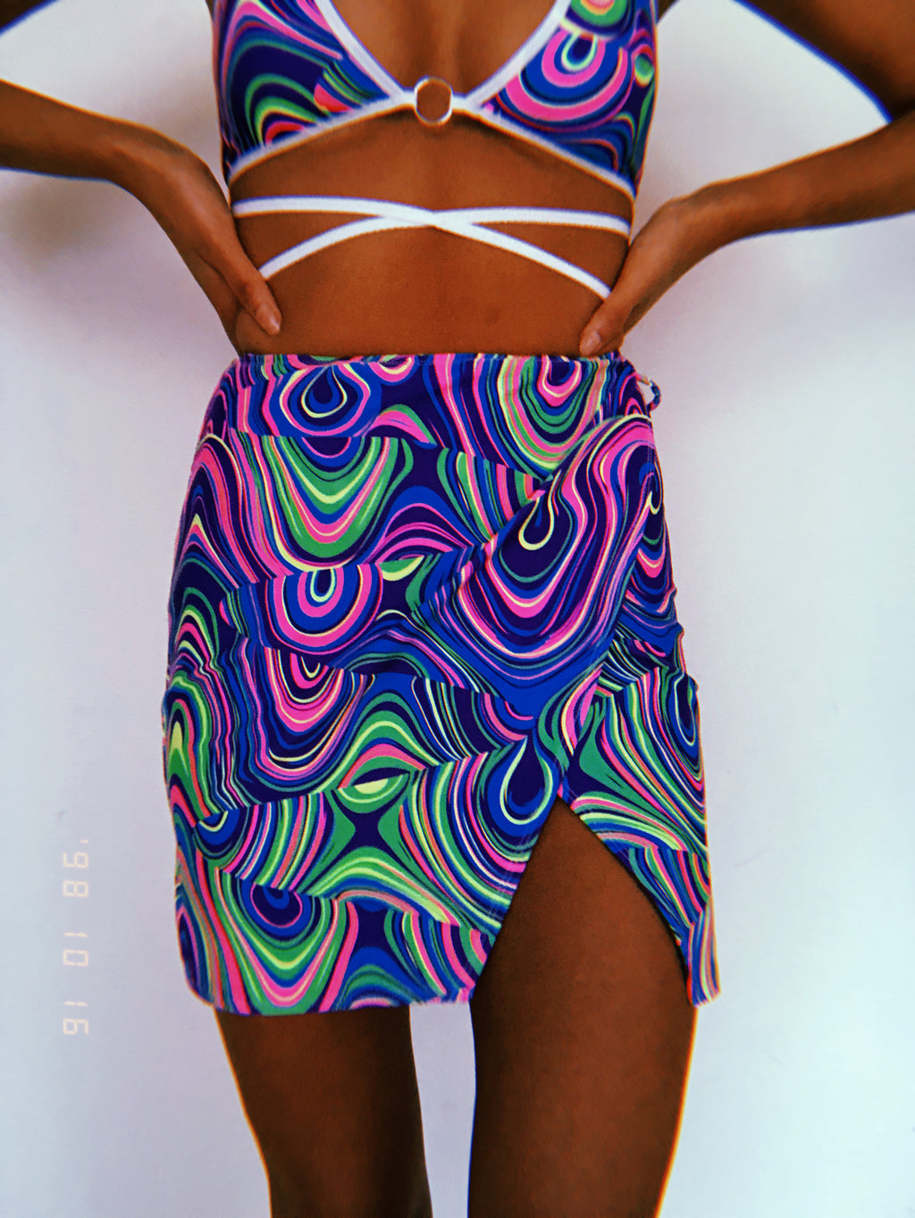 Kaleidoscope Wrap Skirt ONLY