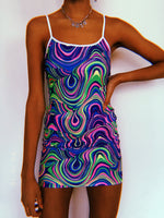 Kaleidoscope White Strap Dress