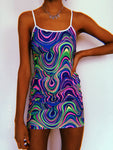 Kaleidoscope White Strap Dress
