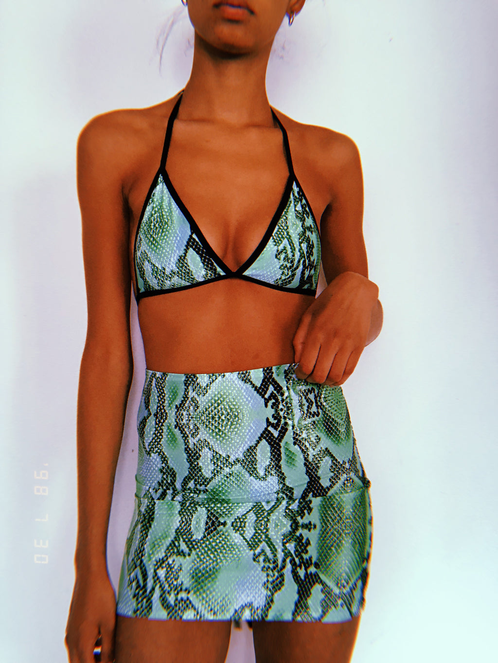 Snakey Skirt Set