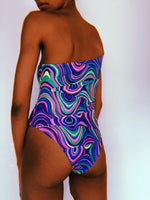 Kaleidoscope Cut Out Swimsuit