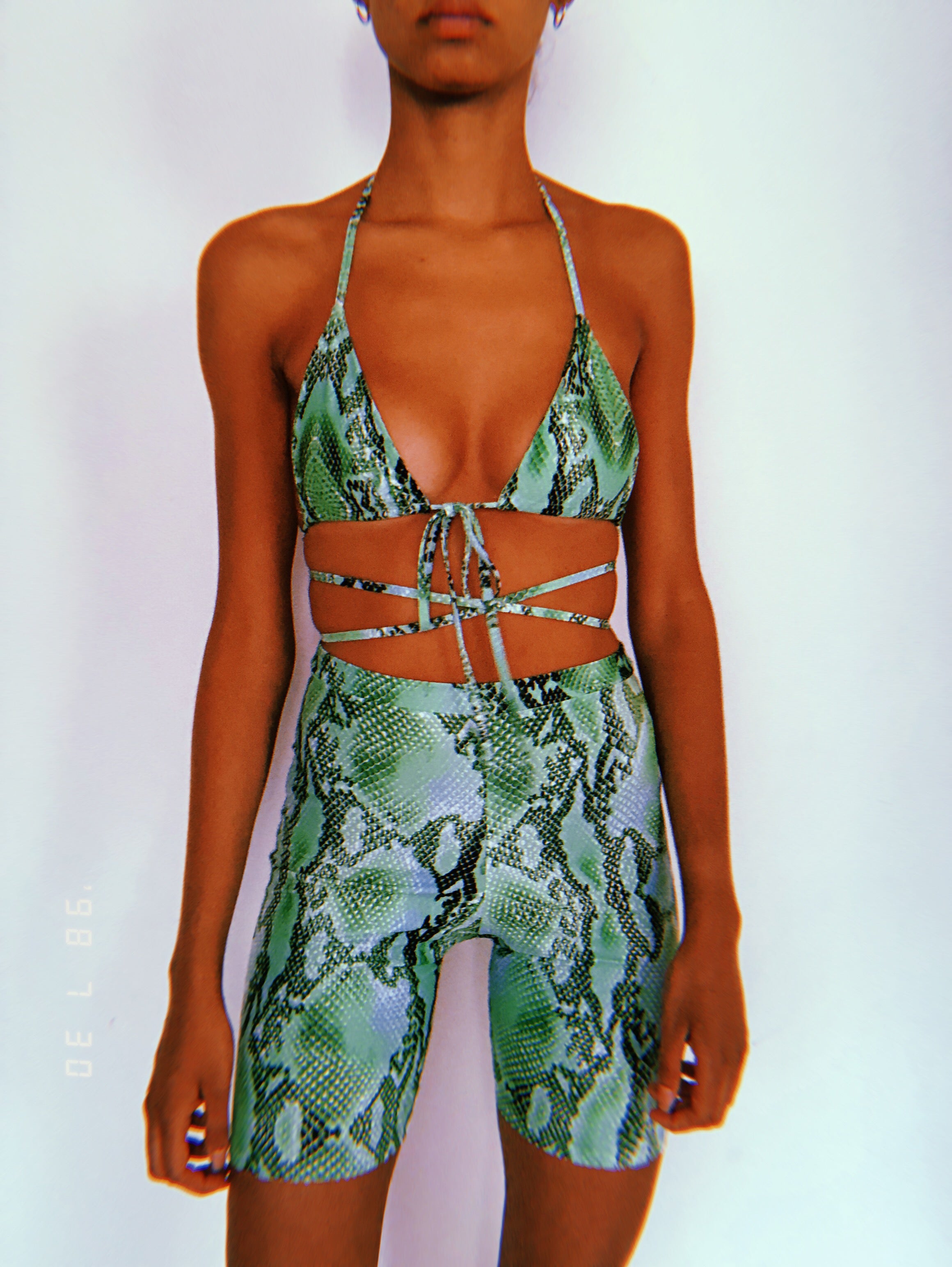 Snakey Cycling Shorts Set