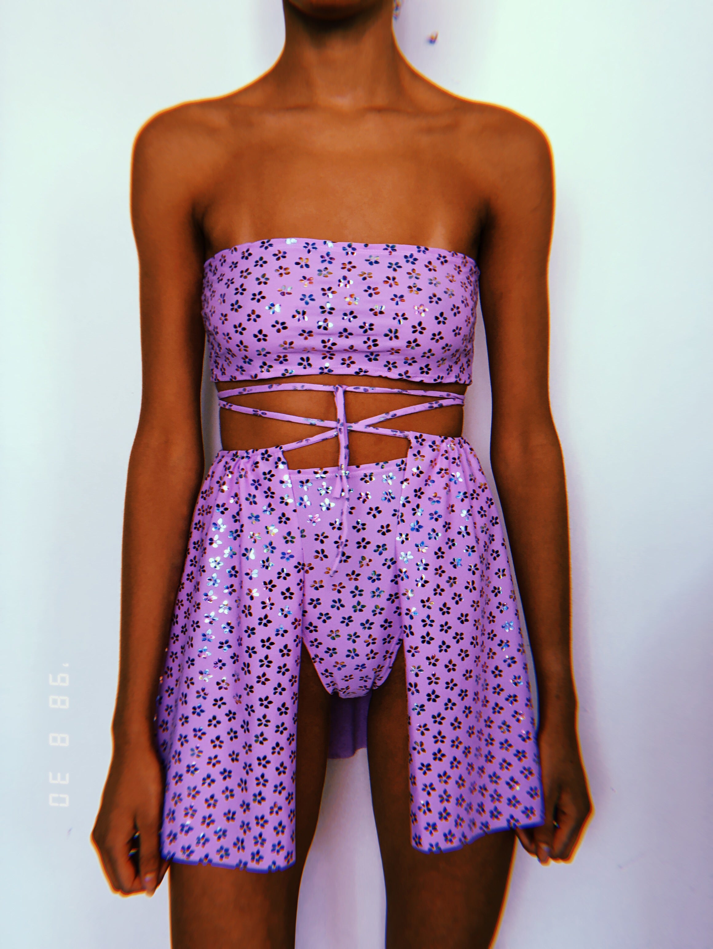 Flower Power Open Skirt Set