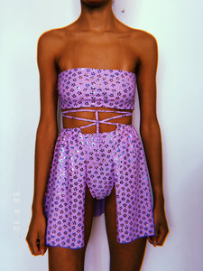 Flower Power Open Skirt Set