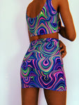 Kaleidoscope Body Con Skirt ONLY