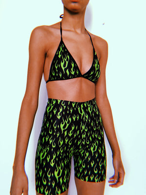 Neon Green OG Bralette Set