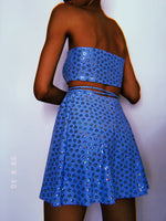 Flower Power Open Front Skirt Set