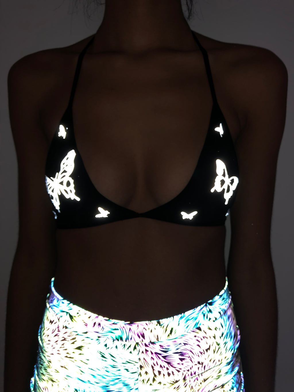 Reflective Butterfly Bralette