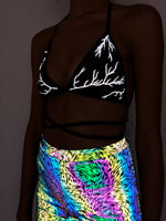 Lightening Bolt Reflective Bralette