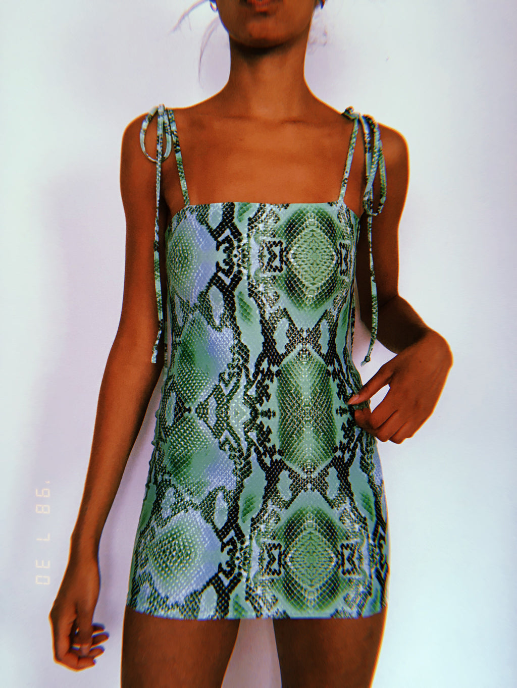 Snakey Baby Doll Dress