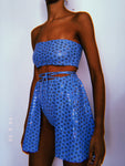 Flower Power Open Front Skirt Set