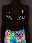 Lightening Bolt Reflective Bralette
