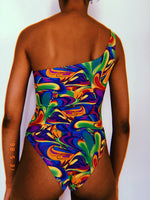 Psychedelic Cut out Swimwear