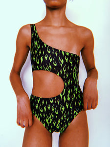 Neon OG Cut out Swimwear