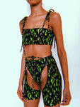 Neon Green OG Bandeau Set
