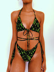 Neon Green OG Strappy Swim