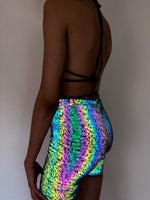 Tiger Reflective Bralette Set