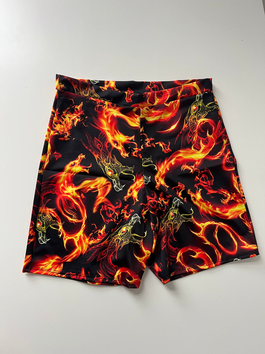 (2) - Size 8 - Dragon Shorts