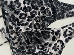 (10) Size 12 - Cheetah Ruched Halter