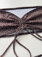 (15) Size 8 - Cheetah Ruched Set