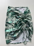 (16) - Size 8 - Dollar Bill Ruched Skirt