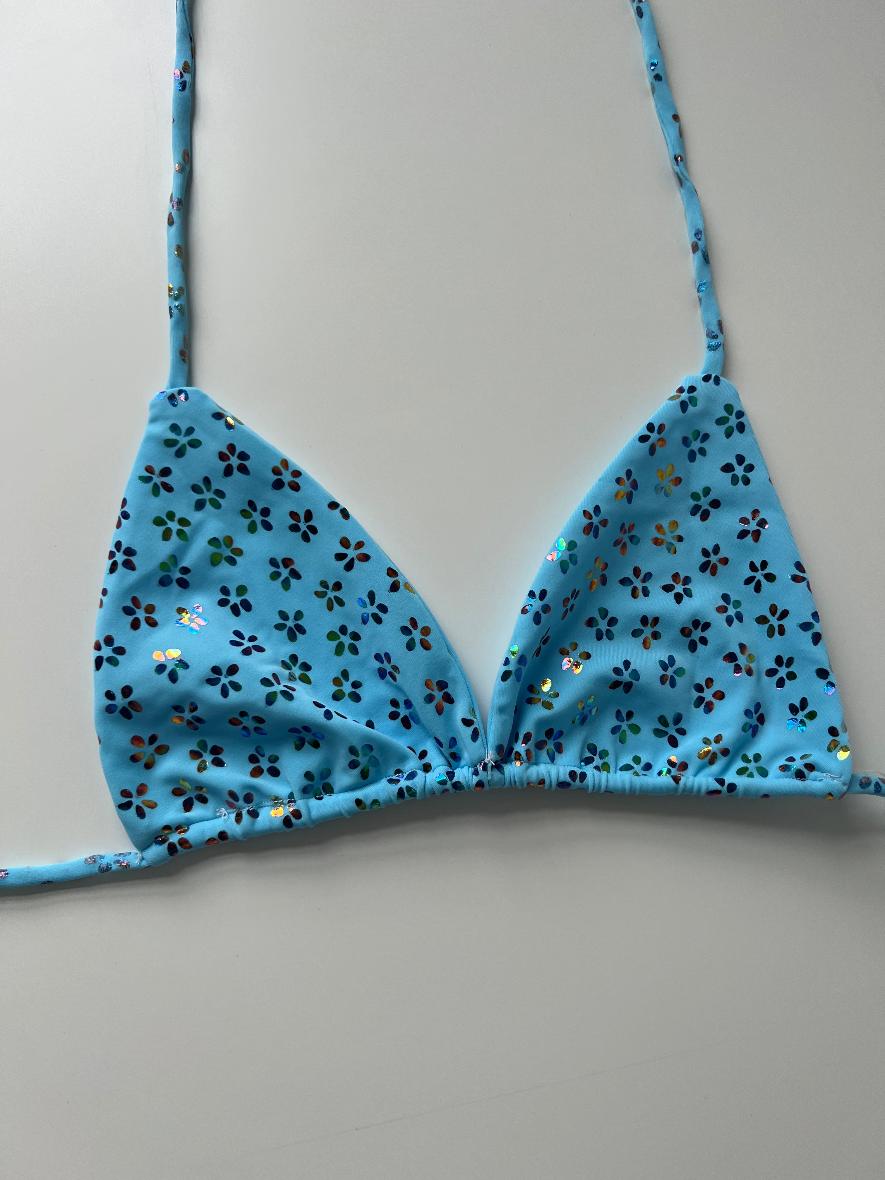 (23) - Size 10 - Flower Power Bikini Top
