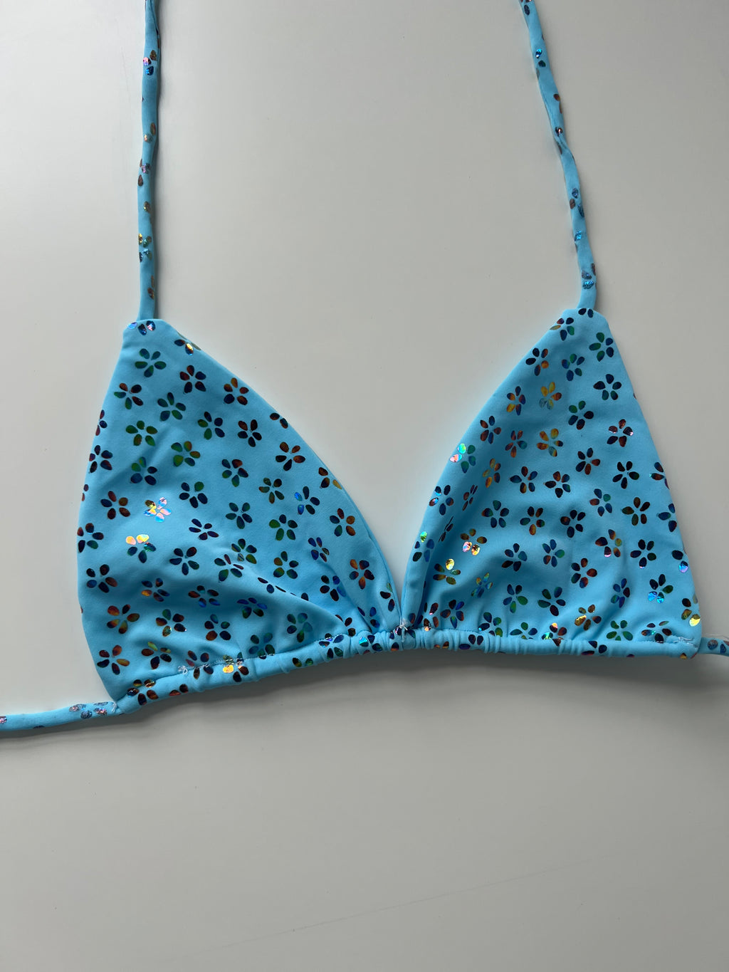 (23) - Size 10 - Flower Power Bikini Top