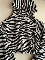 Made To Order - Zebra Print Hoodie