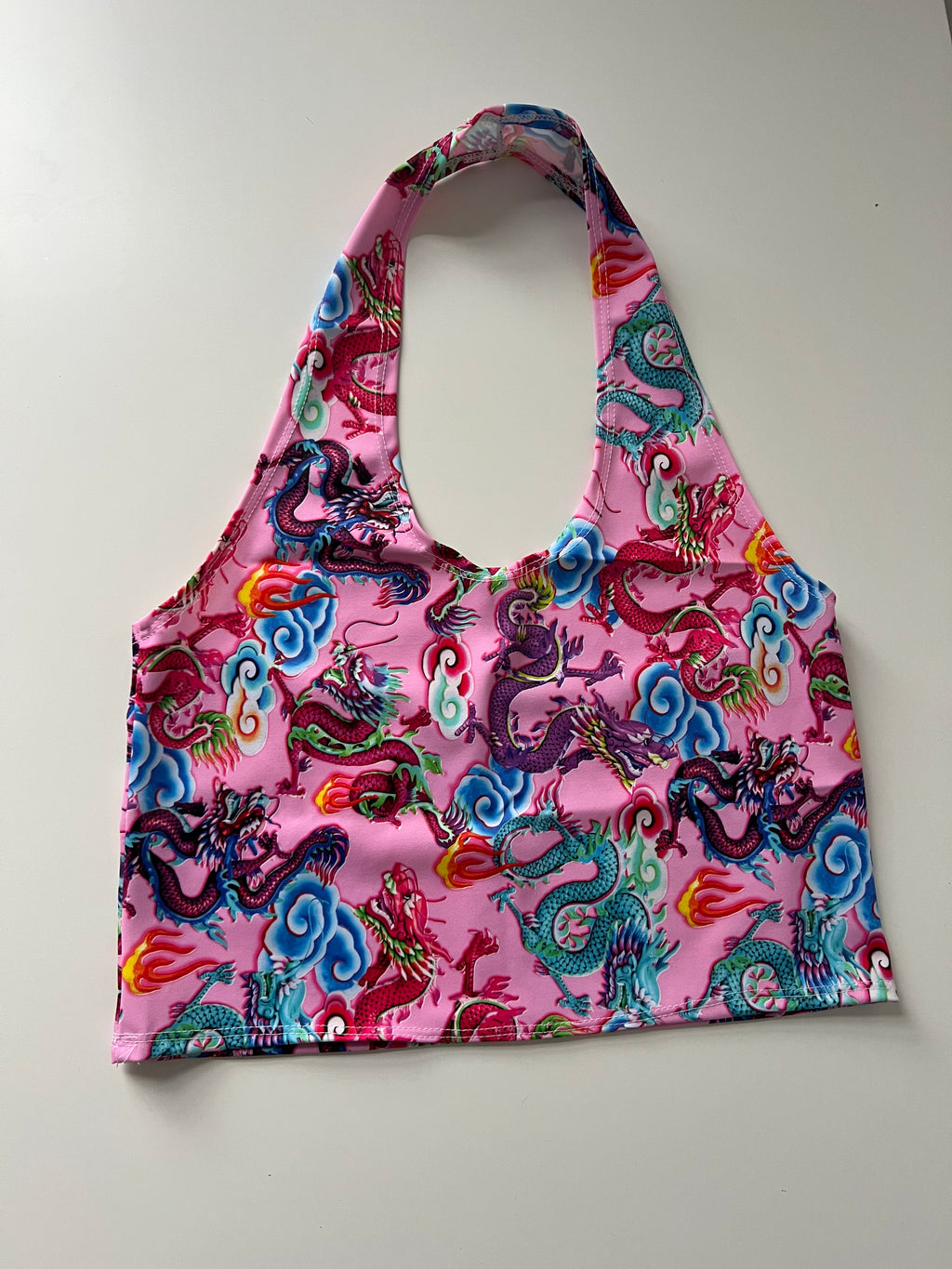 (71) - Size 12 - Dragon Halter Top