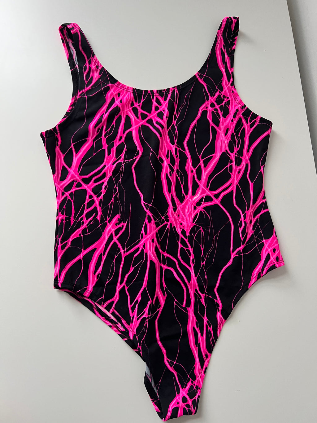 (57) - Size 14 - Lightening Bolt Swim / Body Suit