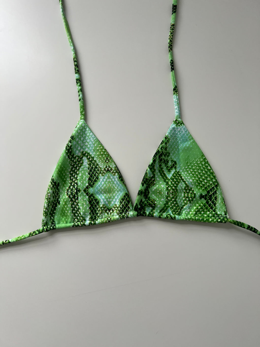 (54) - Size 8 - Snake Bikini Top