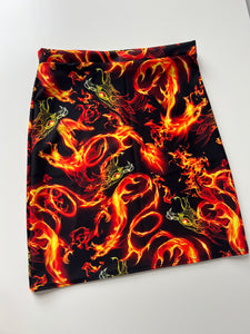 (13) Size 8 - Fire Dragon Skirt