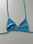 (45) - Size 4-6 - Flower Bikini Top