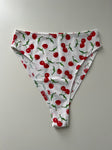 (73) - Size 8 - Cherry Bikini Bottoms
