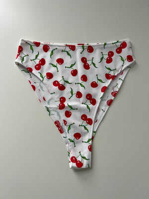 (73) - Size 8 - Cherry Bikini Bottoms